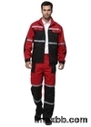 Triple Stitching Industrial Work Clothes / Industrial Coverall Uniforms Wit
