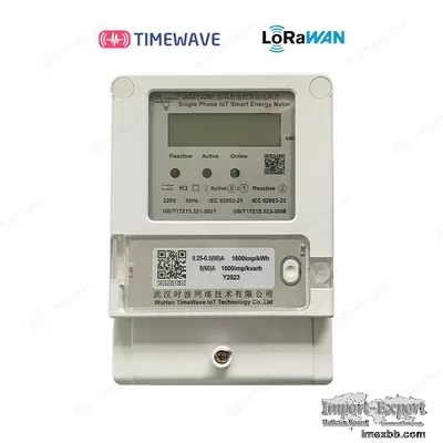 Anti Corrosion LoRaWAN Energy Meter LCD Display Smart Energy Meter IoT