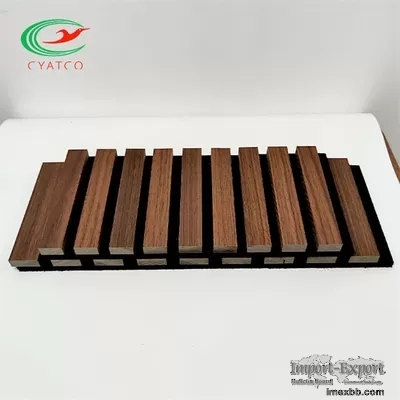 Ceiling Laminated Sound Acoustic Panel Multipurpose Wood Veneer
