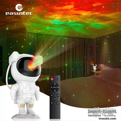 Durable Bedroom Astronaut Galaxy Star Projector Multiscene USB Plug In