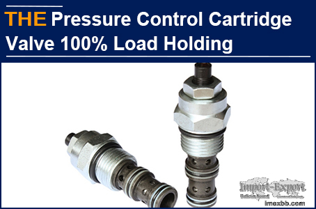 AAK Hydraulic Pressure Control Cartridge Valve 100% Load Holding