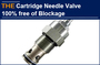 AAK Hydraulic Cartridge Needle Valve 100% free of blockage