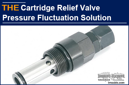 AAK Hydraulic Cartridge Relief Valve Pressure Fluctuation Solution