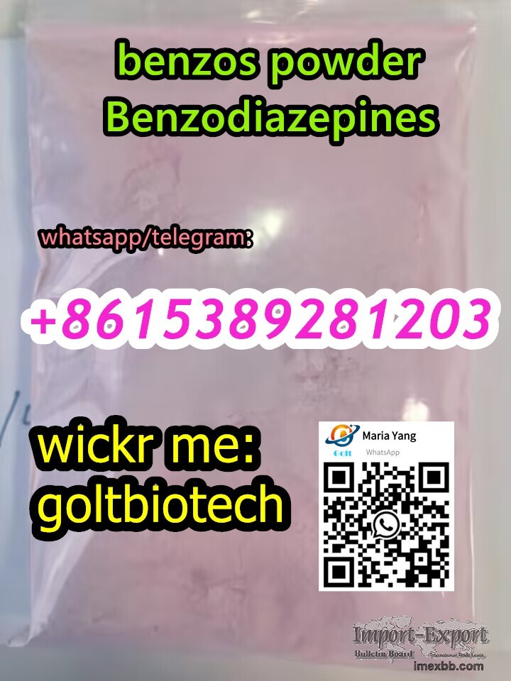 Top sale benzos bromazolam powder  China wholesaler Wickr:goltbiotech