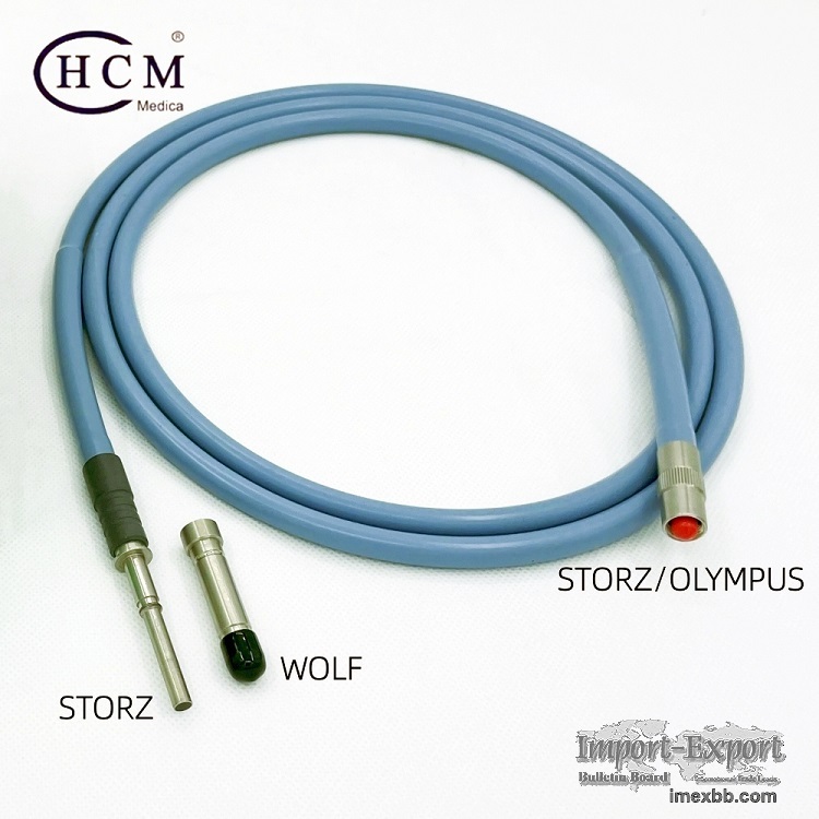 HCM MEDICA Medical Surgical 4mm Endoscope Fiber Optic Cable Light Guide