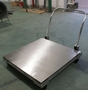 1x1m 1ton Platform Floor Scale Digital Weighing Scales with wheels with XK3