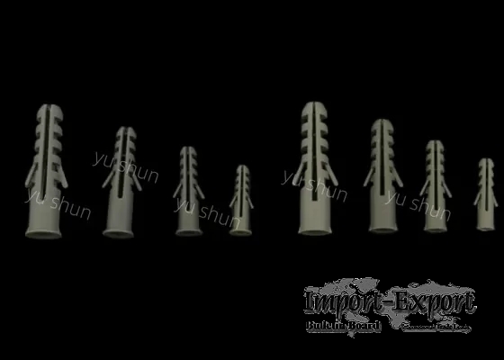 10x50mm Expansion Wall Plug Screw Nylon PP PE Plastic Plasterboard Fixings