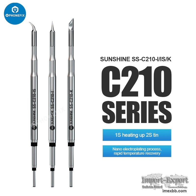 Sunshine GVM C210 Soldering iron tip