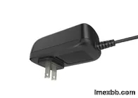 2 US Plug AC DC Power Adapter , 24W 12 - 24 Volt Power Adapter
