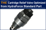 AAK Cartridge Relief Valve Optimized from HydraForce Std. Part