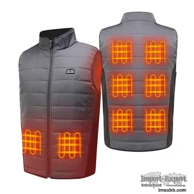 OEM Far Infrared Electric Heated Clothes Mens 4xl Heated Vest