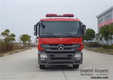 Benz Chassis Max Power 265KW Commercial Fire Trucks with 6500kg Water Tank