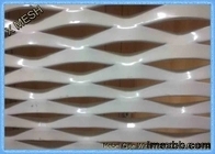 Decorative Expanded Metal Wire Mesh Panel / Metal Mesh Fencing 48" X 96" Si