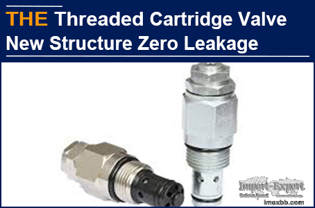AAK Hydraulic Cartridge Valve New Structure Zero Leakage