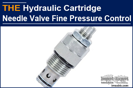 AAK Hydraulic Cartridge Needle Valve Fine Pressure Control 
