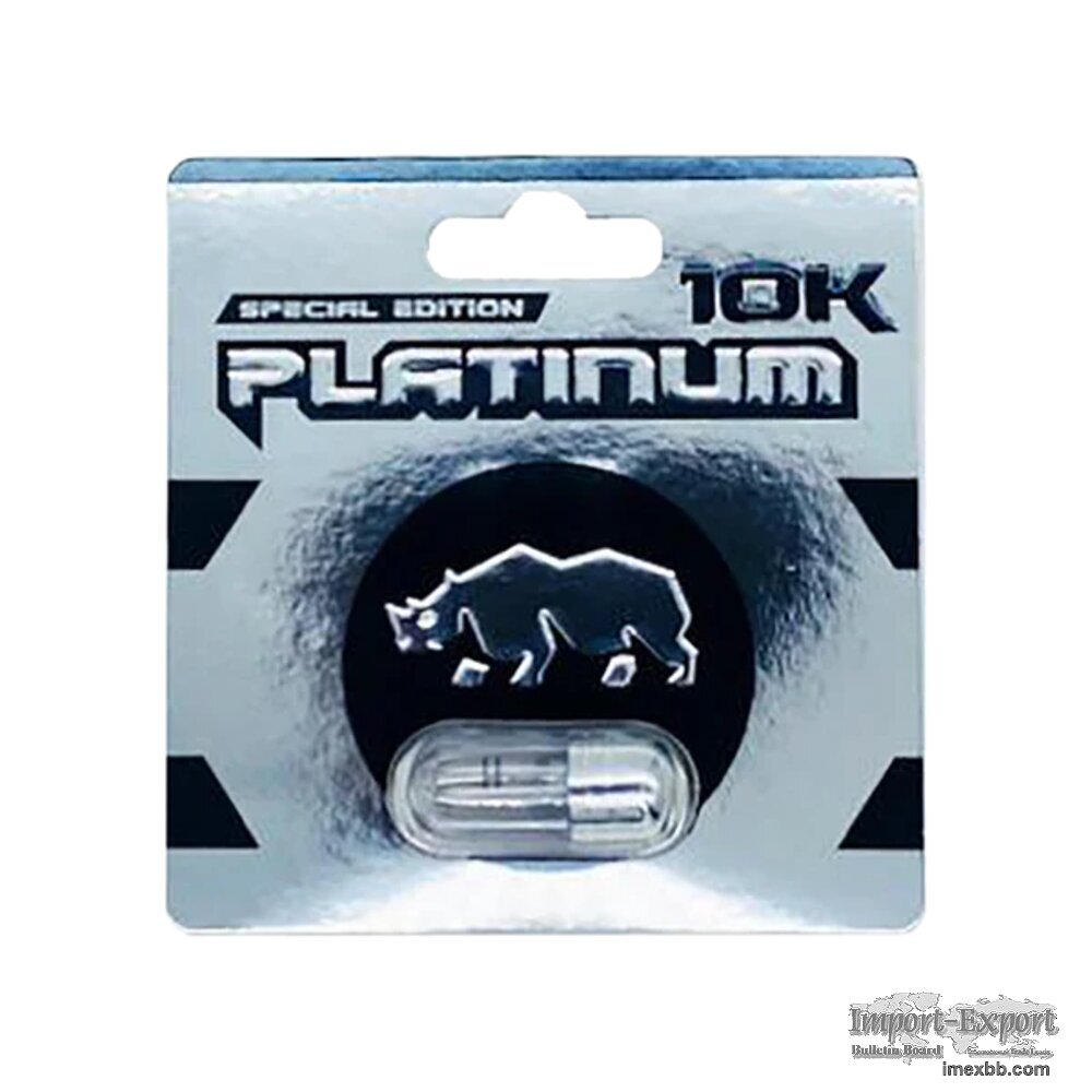 Rhino Platinum 10K Pill 1 Capsule X Box