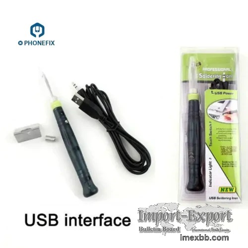 USB Mini Portable Soldering Iron  With LED Indicator
