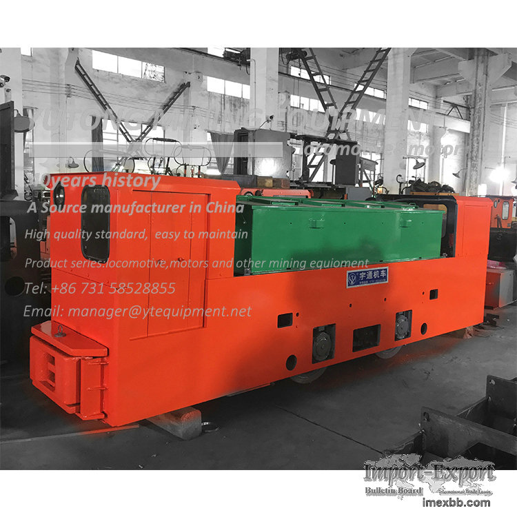 12-Ton Mining Electric Locomotive Powered by Lithium Battery