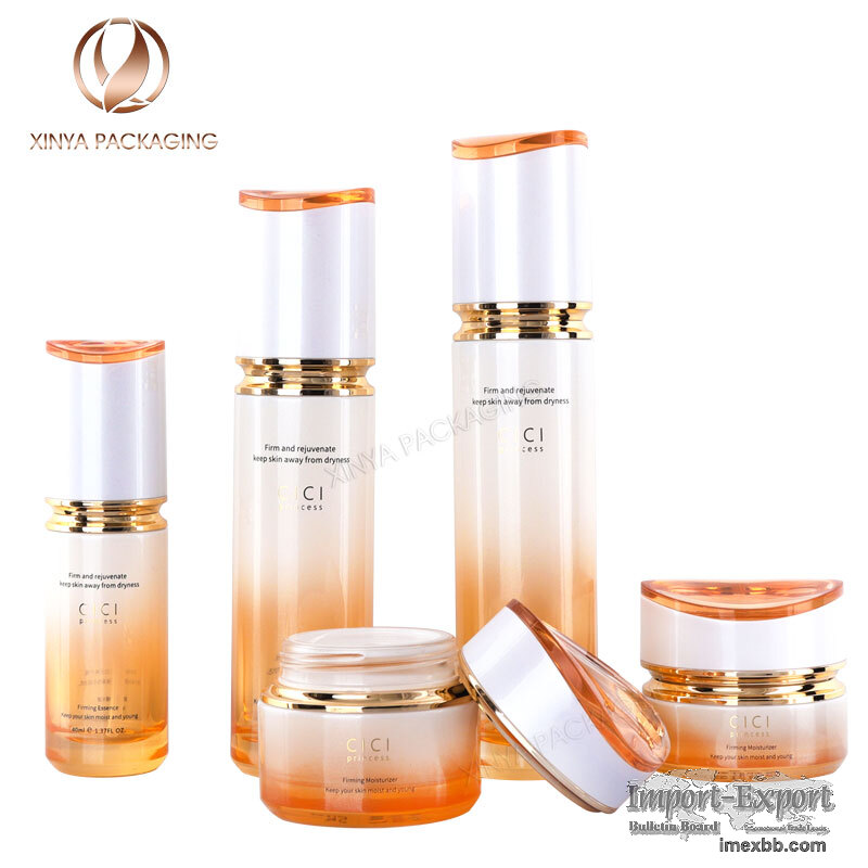 quality cosmetic bottles glass cream jar lotion container skincare beauty