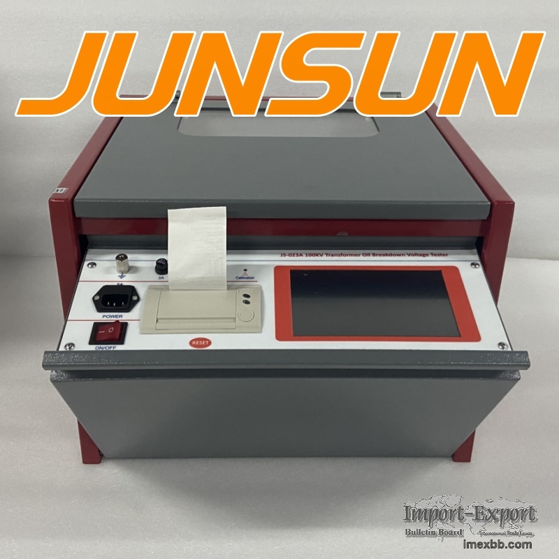 Probador portatil de Rigidez Dieléctrica de 80KV automático con impresora