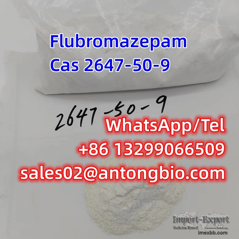 Cas 2647-50-9 Flubromazepam C15H10BrFN2O
