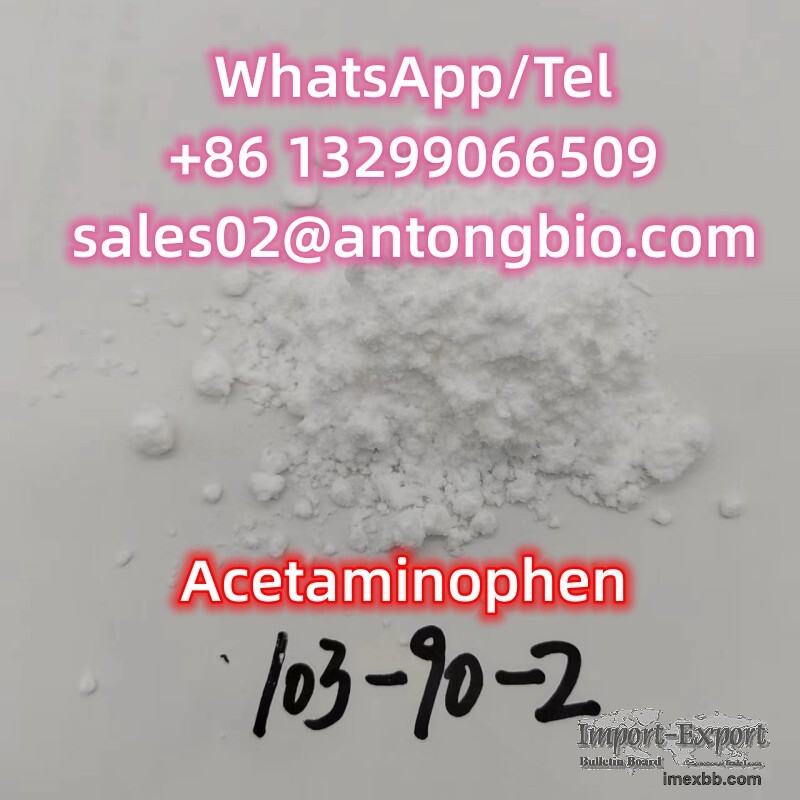 Cas 103-90-2  Acetaminophen C8H9NO2