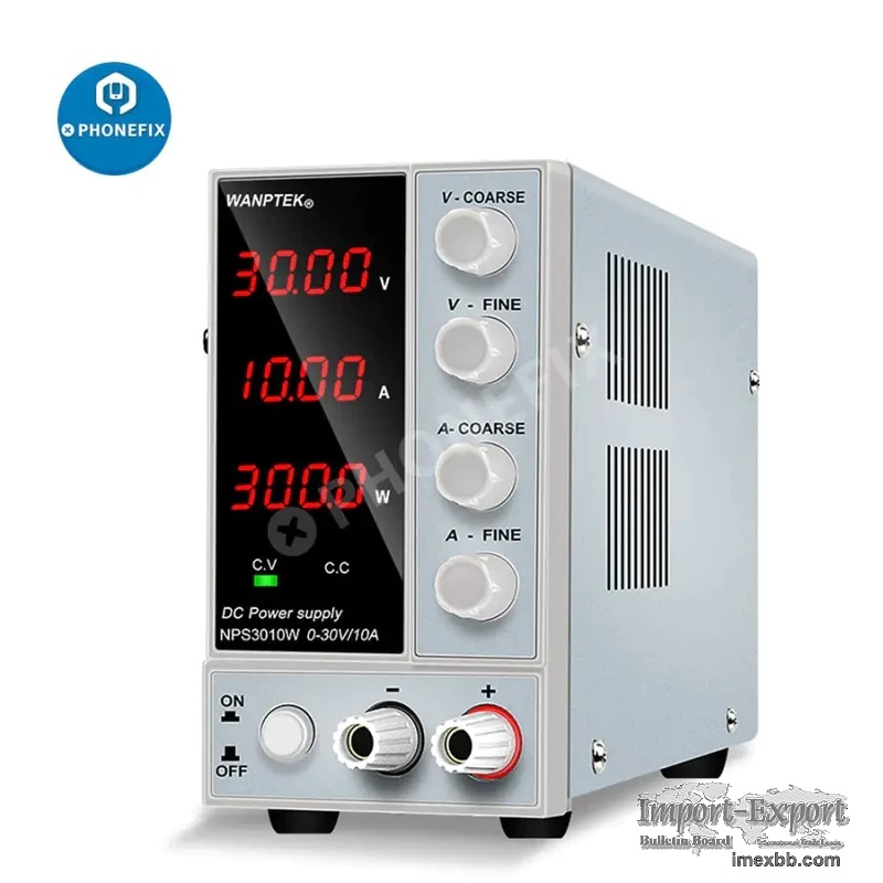  Wanptek 30V 10A Adjustable Digital DC Power Supply 