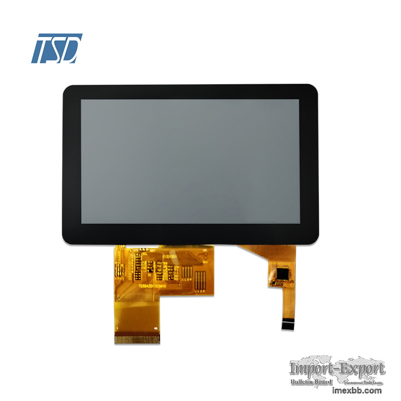 4.3 inch customized tft 480x272 color lcd module 24 bits RGB interface 