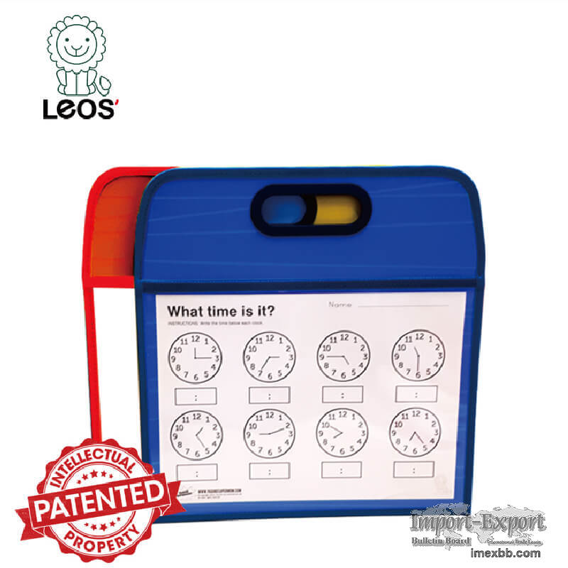 Portable Double-Sided Dry Erase Board with Handle for Children Learning	