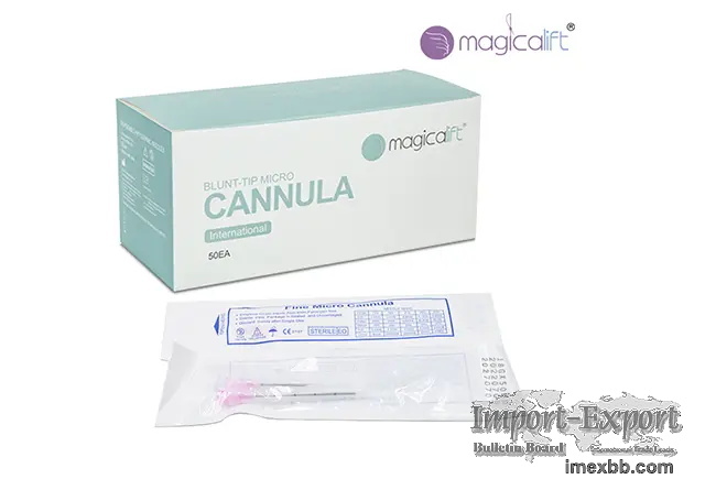 Magicalift 18g 50mm 70mm Micro Fine Disposable Blunt Tip Filler Cannula Wit