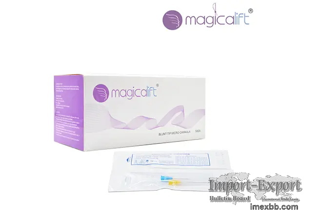 Magicalift 25g 38mm 50mm Blunt Tip Cannulas With Custom Packaging