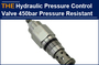 AAK Hydraulic Pressure Control Valve 450bar Pressure Resistant