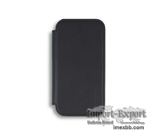 Black Leather iPhone 13 Folio