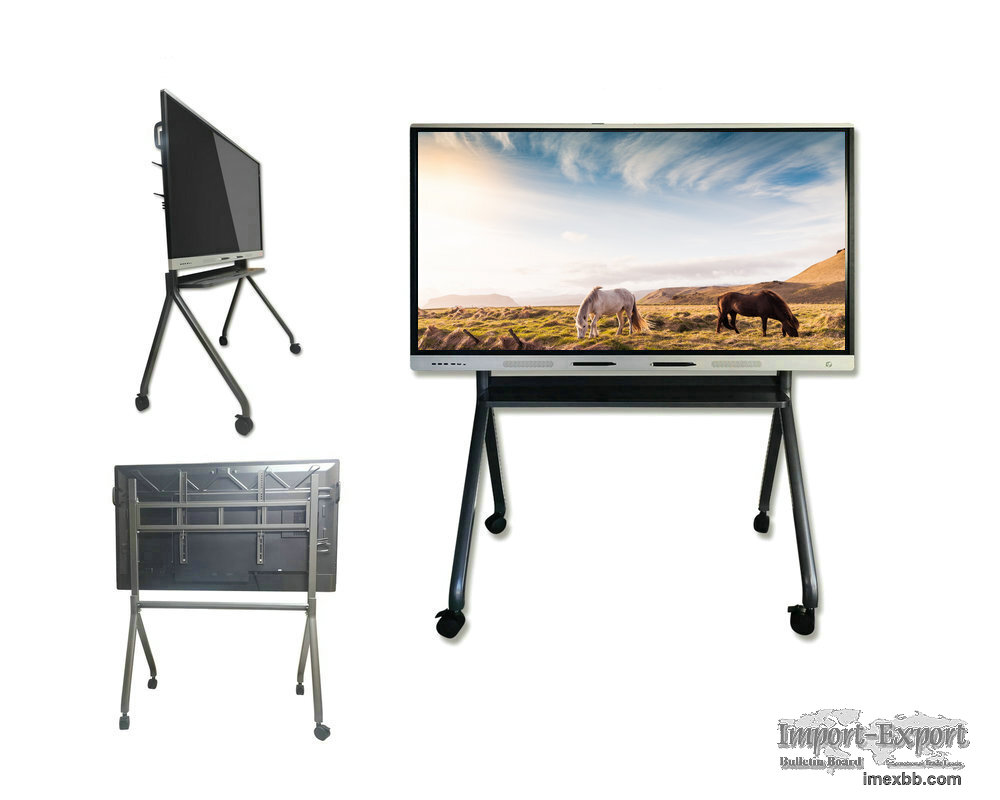 55 inch smart flat panel whiteboard interactive smart board for conference