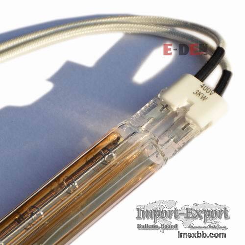 400V 3000W A 1065mm Quartz Infrared Lamp With Twin Tube