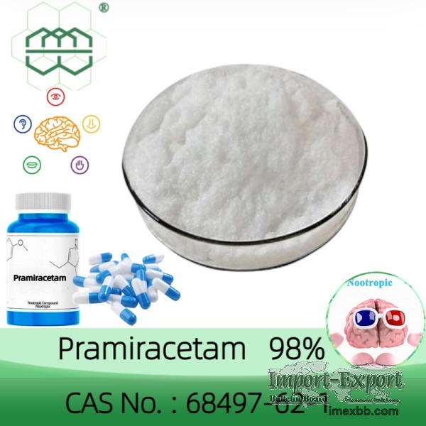 Pramiracetam CAS No.: 68497-62-1 99.0% purity min. for improve cognition