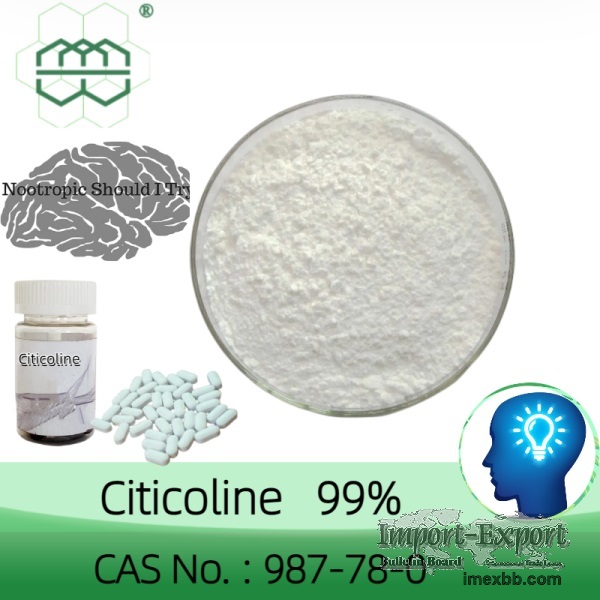 Citicoline CAS No.:987-78-0 99.0% purity min. brain nutrient