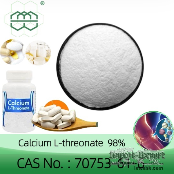 Calcium L-Threonate  CAS No. : C8H14CaO10 98.0% purity min. improve the cal