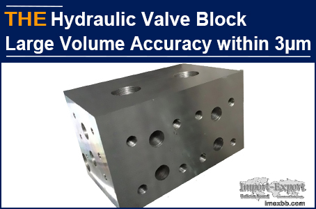 AAK Hydraulic Valve Block Large Volume Accuracy within 3μm