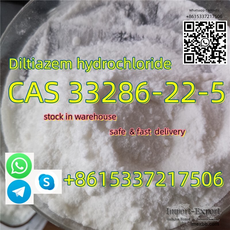 Good Quality Diltiazem hydrochloride CAS 33286-22-5 White Powder with low p