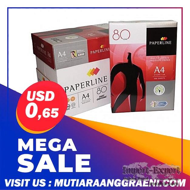 A4 Paperline Copy Paper 70gsm 75gsm 80gsm