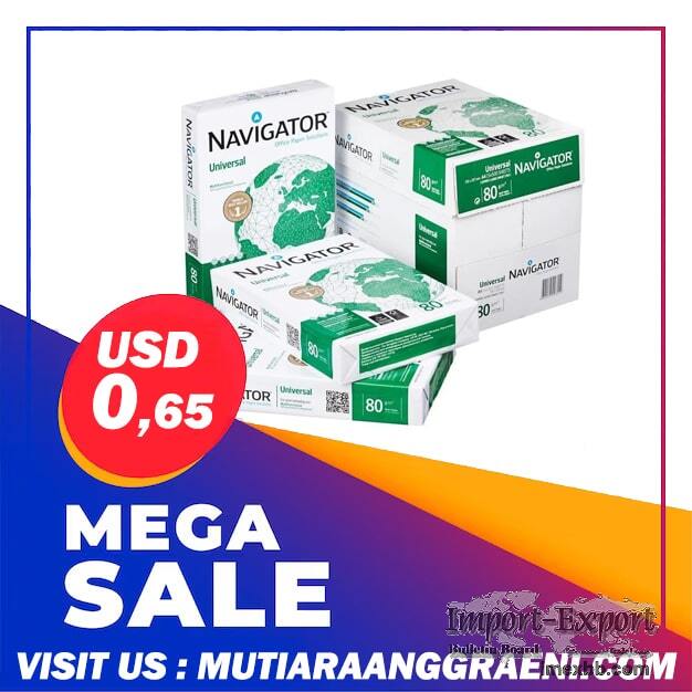 A4 Navigator Copy Paper 70gsm, 75gsm, 80gsm