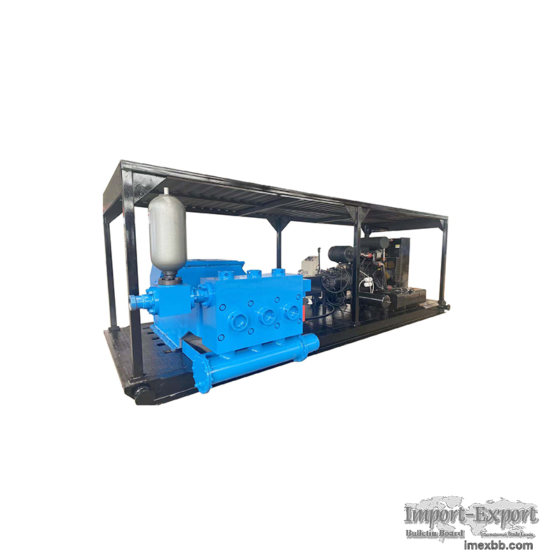 QZNB-2200 horizontal three-cylinder reciprocating single acting mud pump