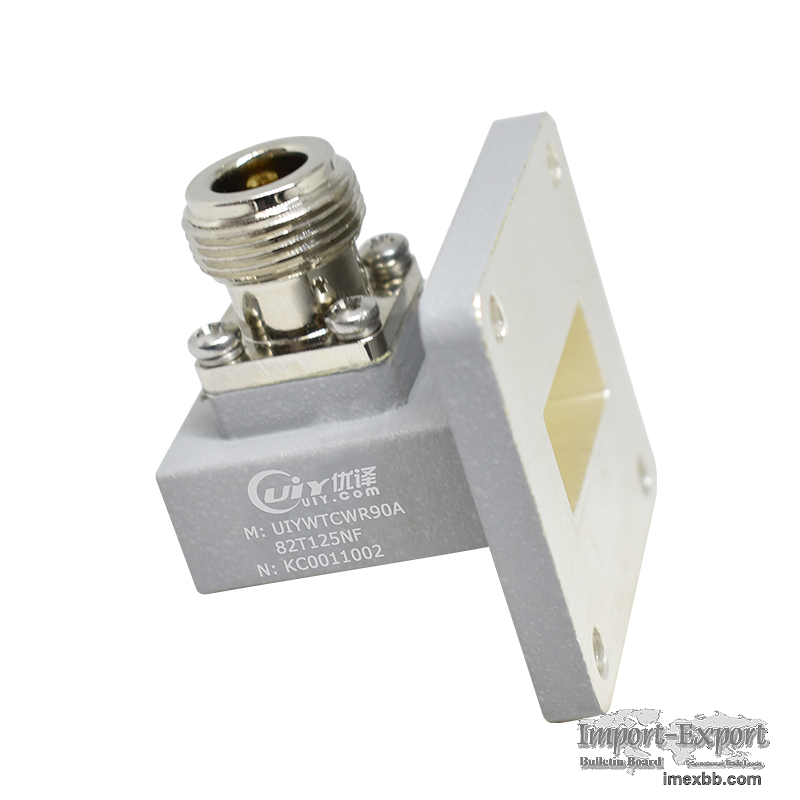 X Ku Band 8.2 to 12.5GHz WR90 RF Waveguide to Coaxial Adapters