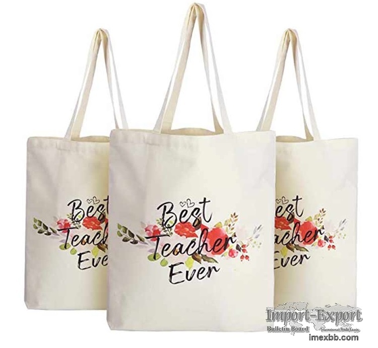 Calico Bag, Tote Bag, Cotton Grocery Bag, Promotional Shopping Bag