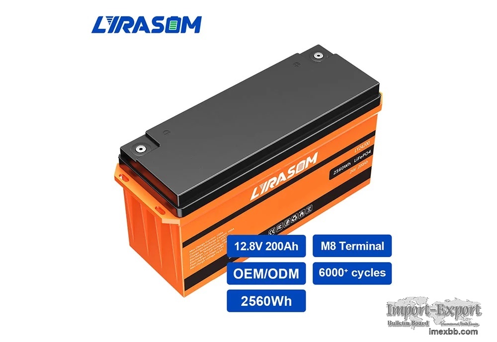 24V 200AH LIFEPO4 BATTERY