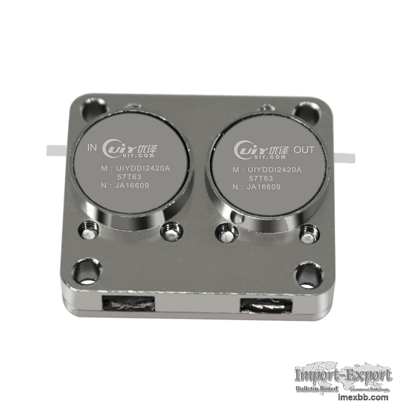 C Band Isolators 5.7 to 6.3GHz RF Dual Junction Drop in Isolators 