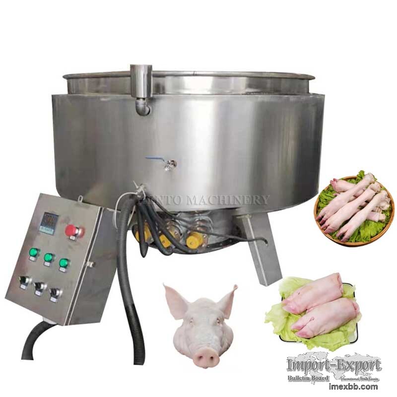 automatic pig feet dehairing machine/Pig Head Dehairing Machine