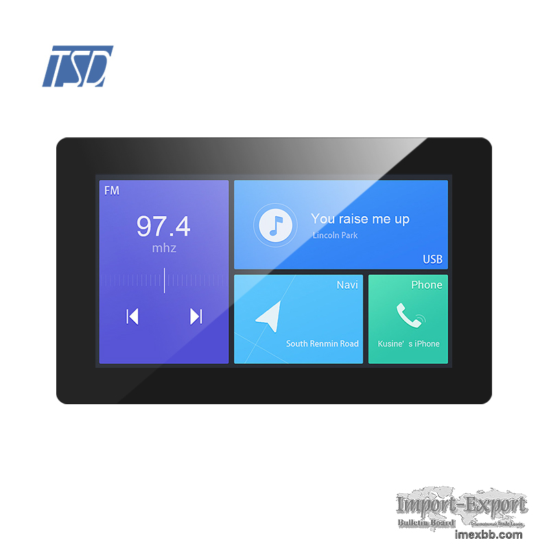 New Capacitive touch panel 7 inch 1024x(RGB)x600 resolution TFT LCD