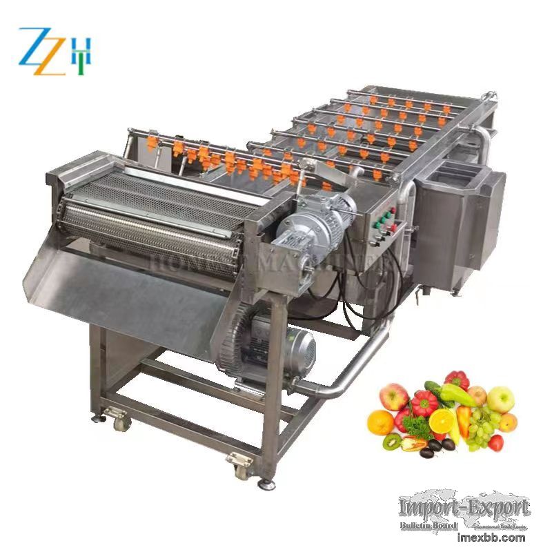 High Quality Fruit and vegetable cleaning and drying line 